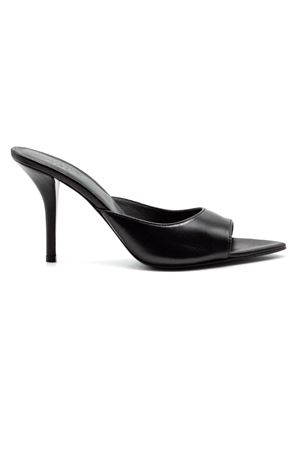 Mules Perni 04 in pelle nera GIA BORGHINI | PERNI045000